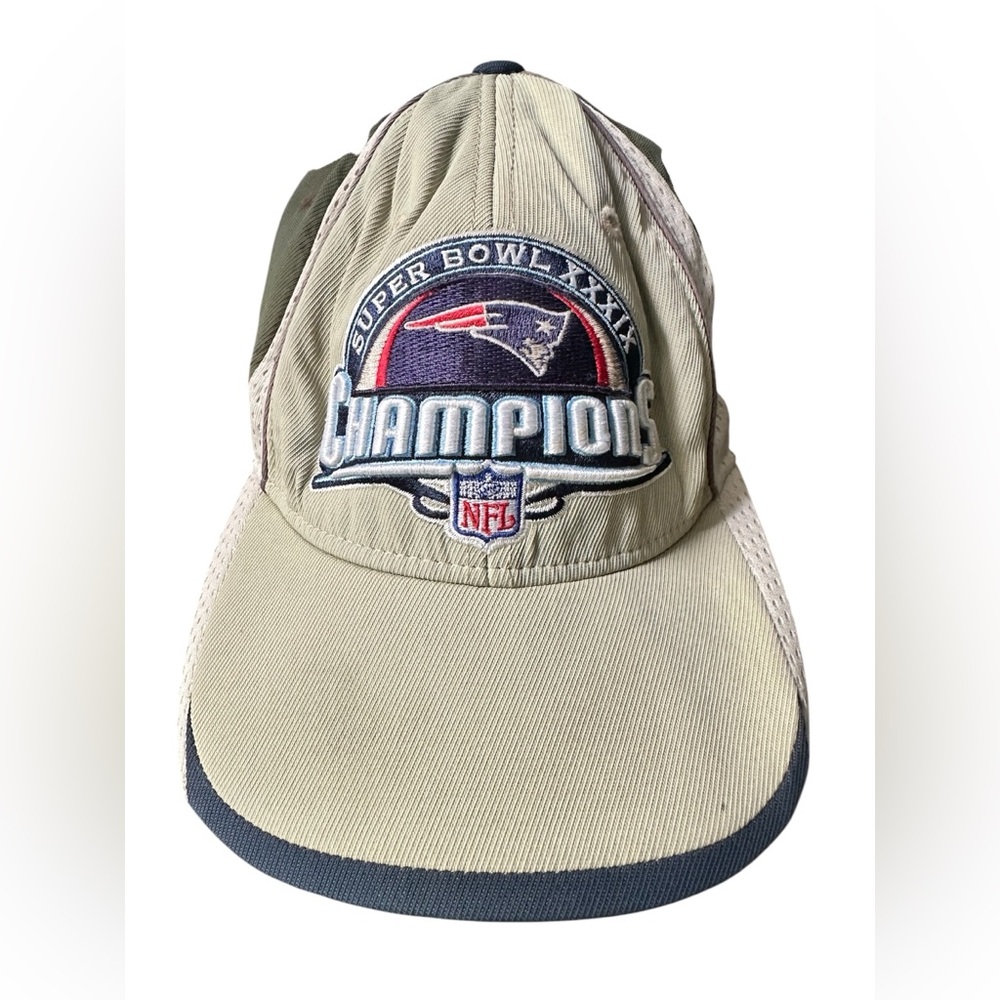 Champion Beige and Gray Super Bowl Hat